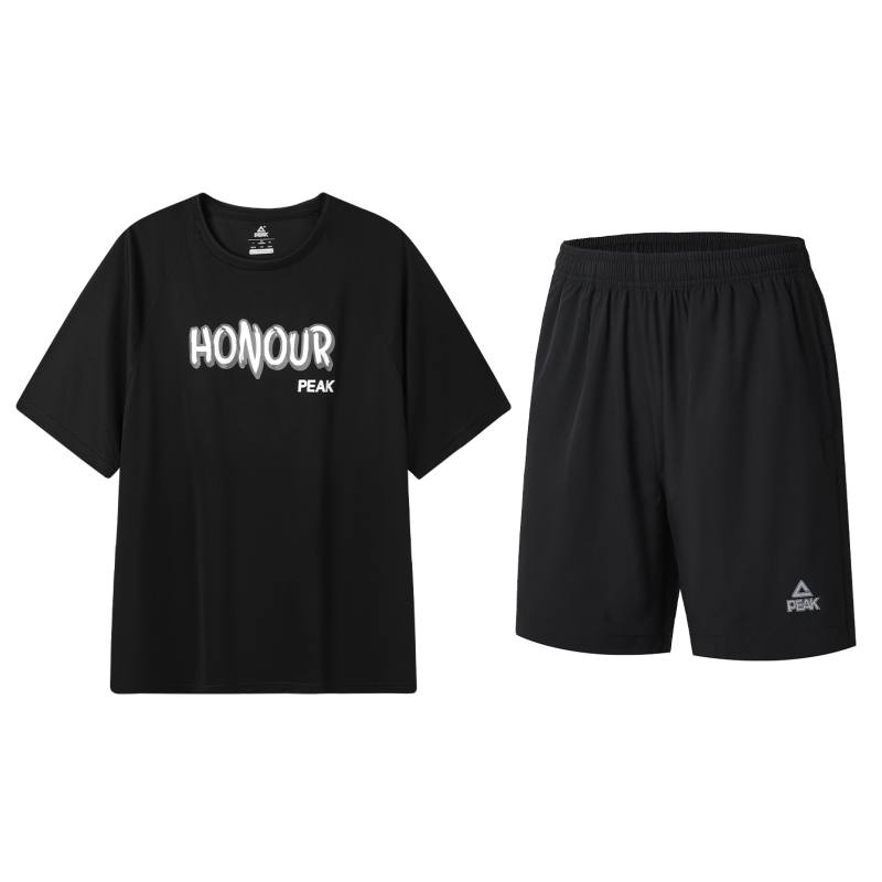 PEAK PEAK Fitness Sets Men's Crew Neck Thin