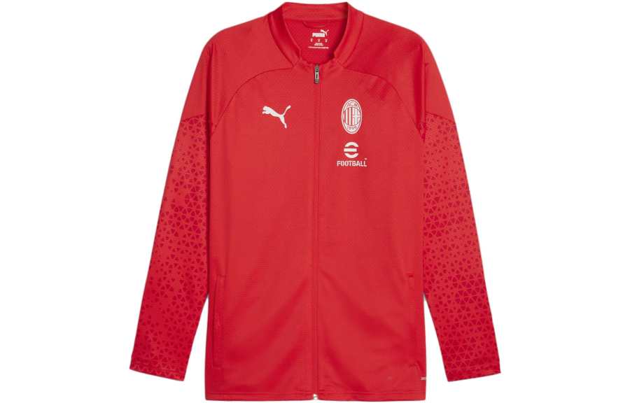 PUMA AC Beige Blue Veste Entraînement Soccer Jersey Men's Red