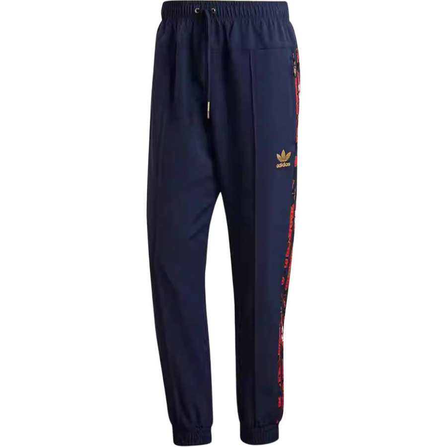 Adidas Originals CNY Cargo Pants Casual Pants Men's College Navy/Multicolor/Gold