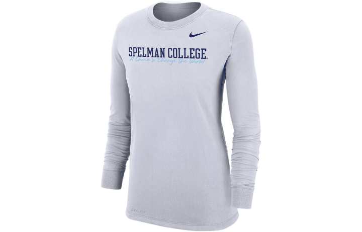 Nike Nike T Shirts Women's Gray Blue Crew Neck Moderate Straight Fit