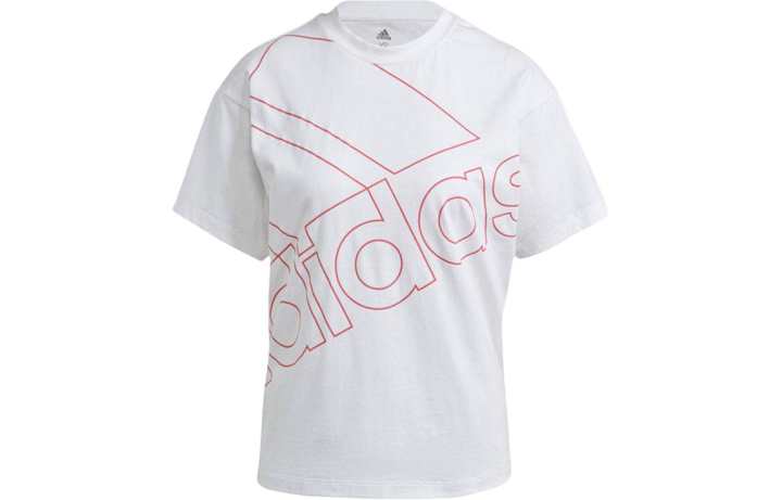 Adidas Adidas Drop Shoulder Sleeve T Shirt Women's White