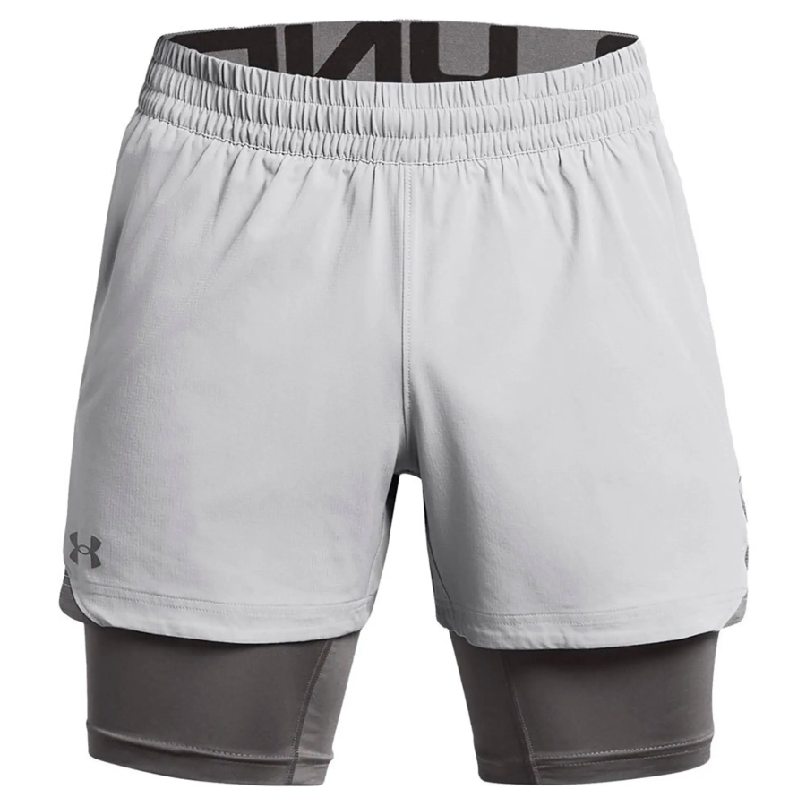 Under Armour Elevated Woven Peak Sports Shorts Men's Gray