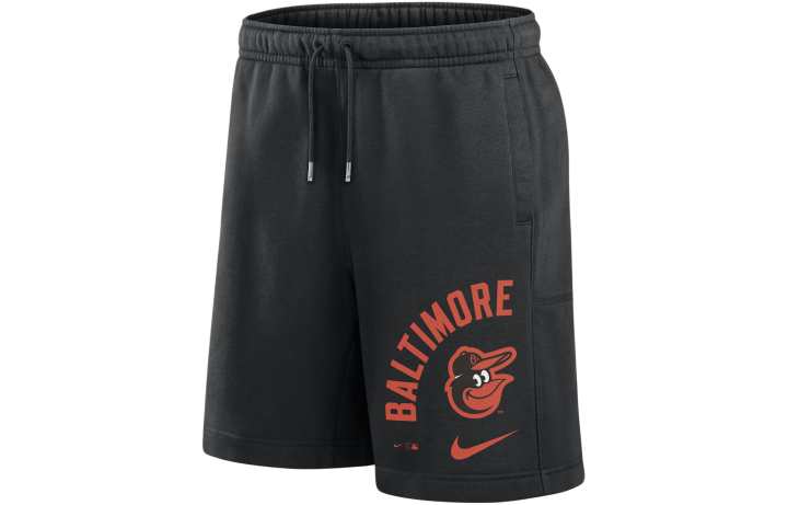 Nike Nike Baltimore Orioles Arched Kicker Sports Shorts Men's Black