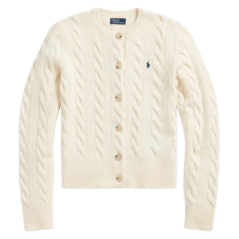 Polo Ralph Lauren Qixi Festival Collection FW24 Sweater Short Slim Fit Women's White