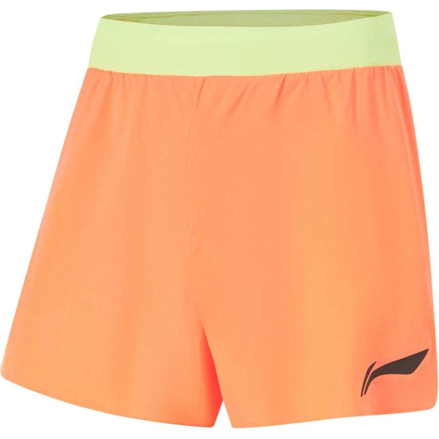 Li-Ning Li Ning Running Collection Sports Shorts Men's Fluorescent Melon Orange