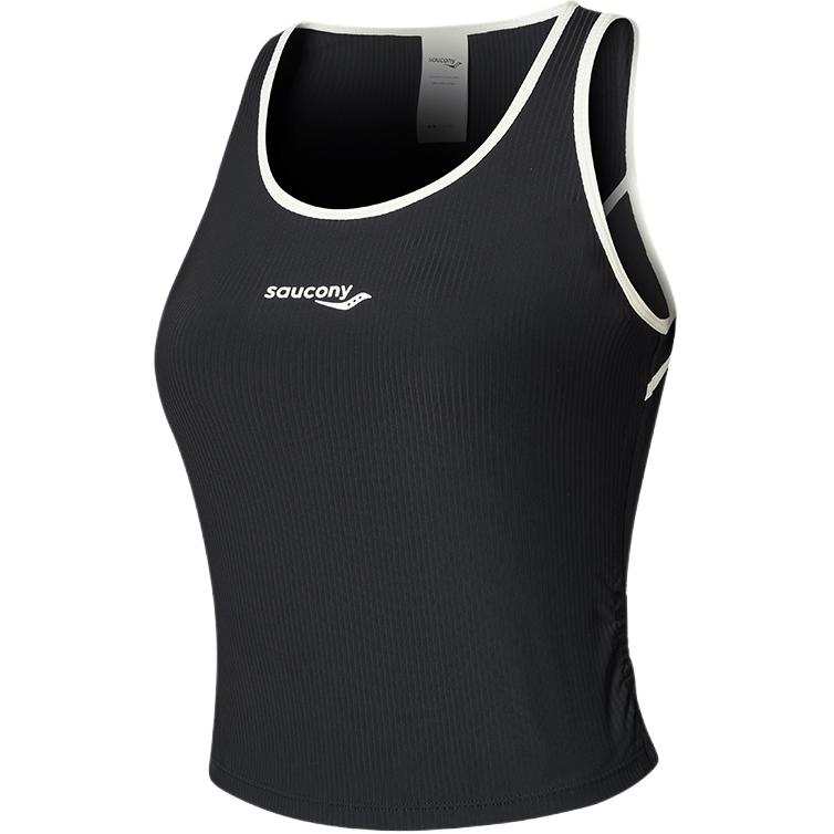 Saucony Tank Tops Women's Black Crew Neck Moderate Other