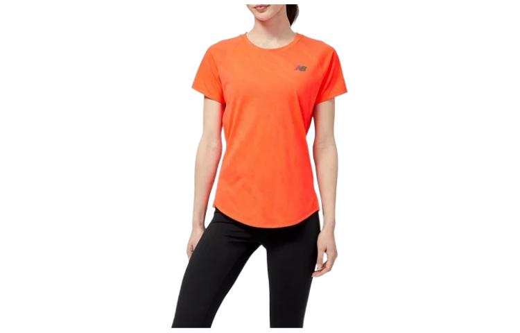 New Balance New Balance Speed Jacquard T Shirt Women's Orange