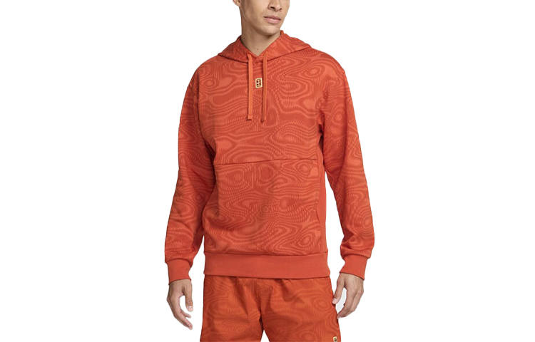 Nike Nike Court Heritage Tennis Top Men's Orange