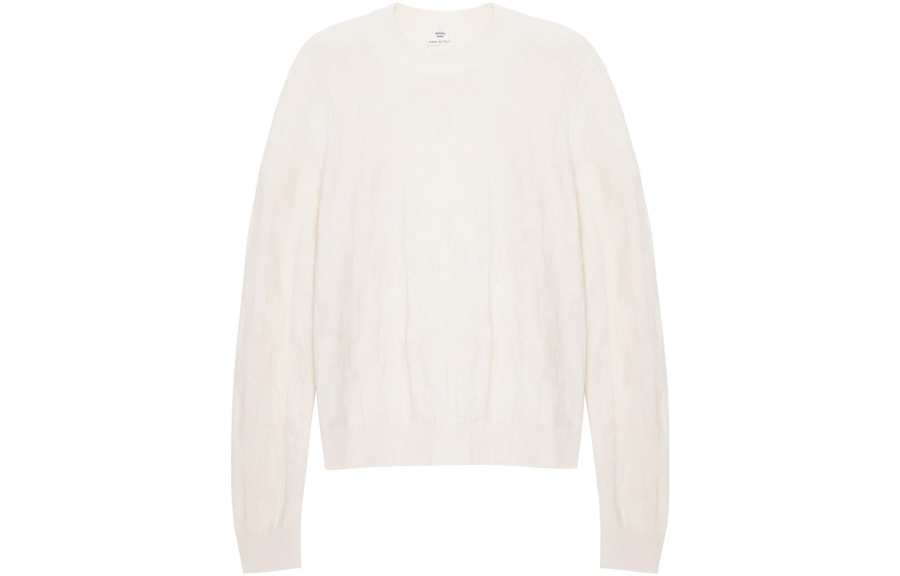 HERMES HERMES Sweaters Women's White Crew Neck Moderate Other