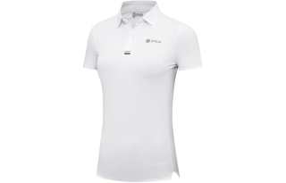 PGA T Shirts Women's Polo Collar Thin Straight Fit