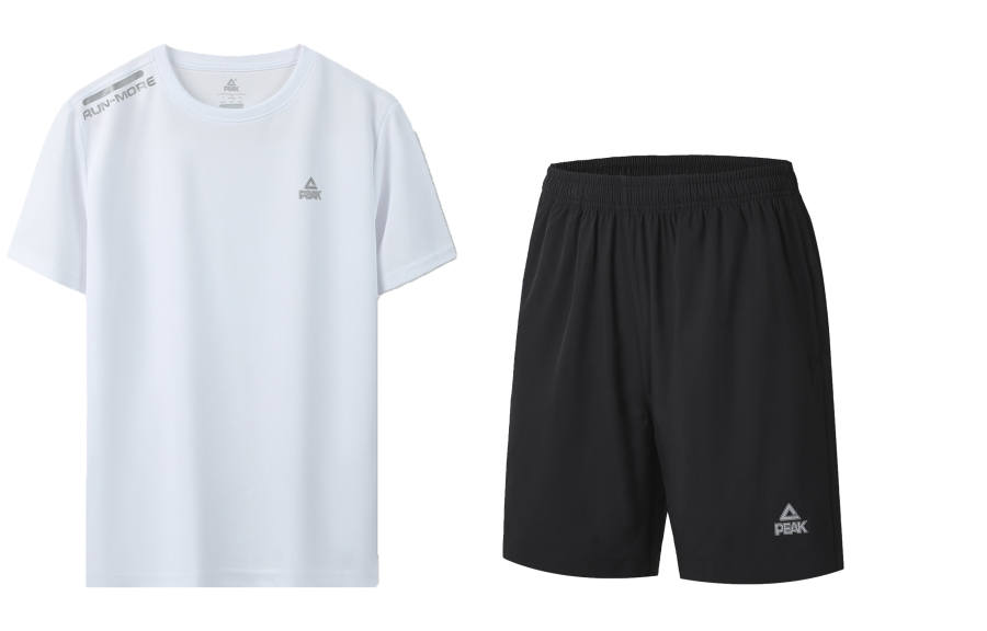PEAK Fitness Sets Unisex Crew Neck Moderate
