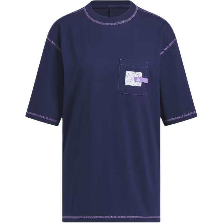 Adidas Adidas T Shirts Women's Purple Crew Neck Moderate Other