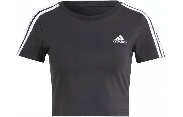 Adidas adidas Women's Essentials 3-Stripes Colorblock Tee Black