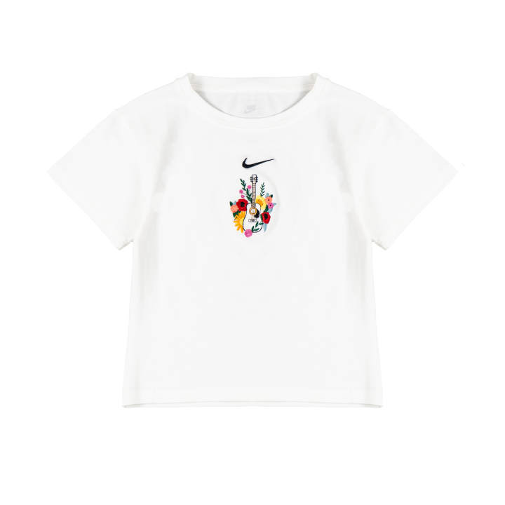 Nike Nike Crop Tops Women's White Crew Neck Moderate