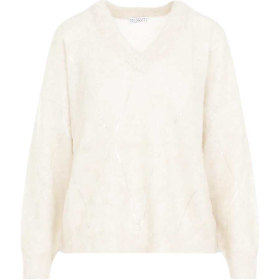 Brunello Cucinelli V Neck Knitted Jumper