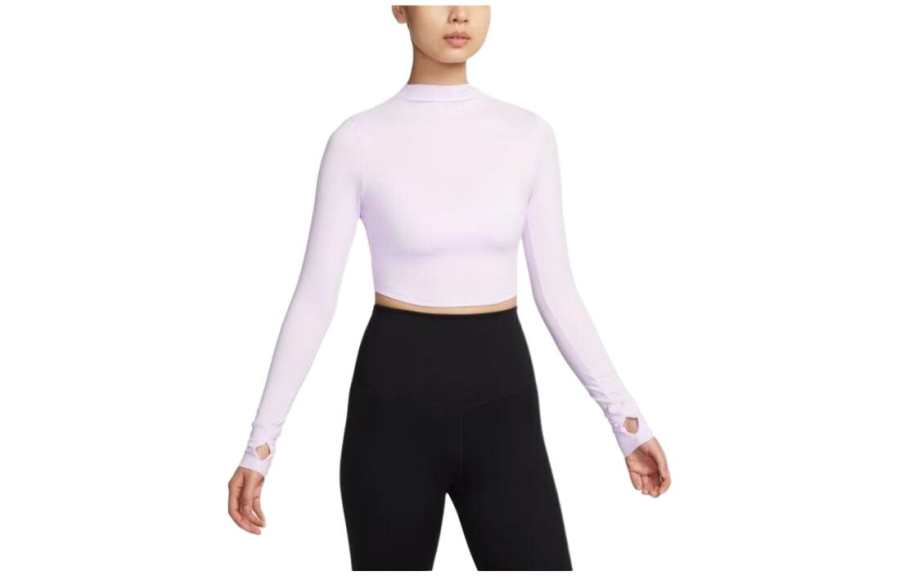 Nike Nike T Shirts Women's Purple Crew Neck Moderate Other