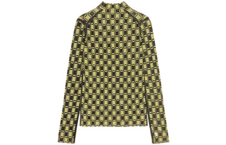 KENZO T Shirts Women's Yellow Half Turtleneck