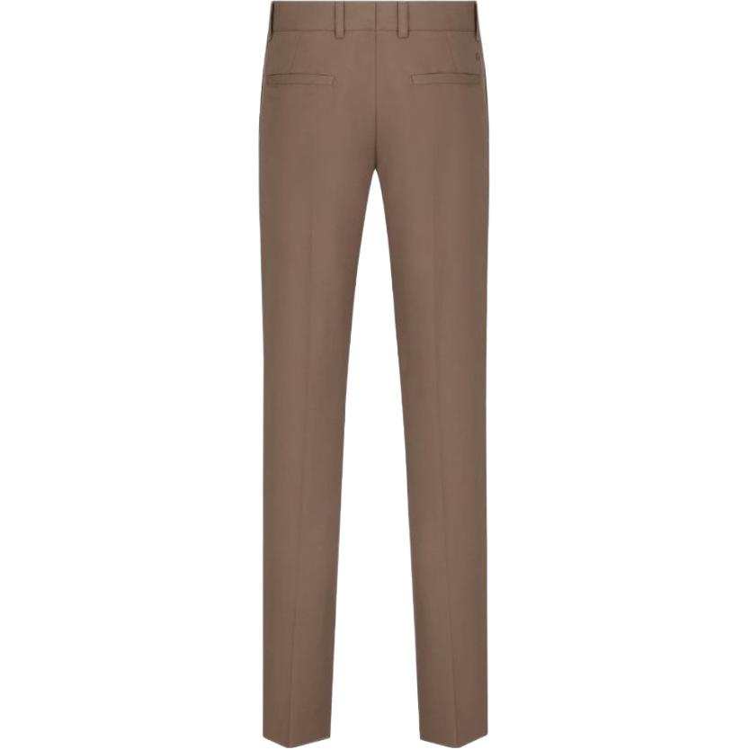 DIOR Quarterly New Products Casual Pants Men's Brown Moderate Straight Fit Pants