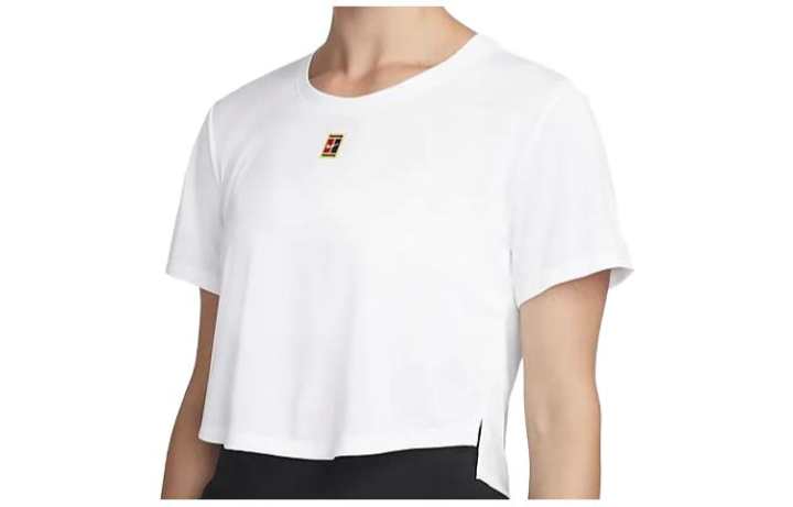 Nike Nike Crop Tops Women's White Crew Neck Moderate