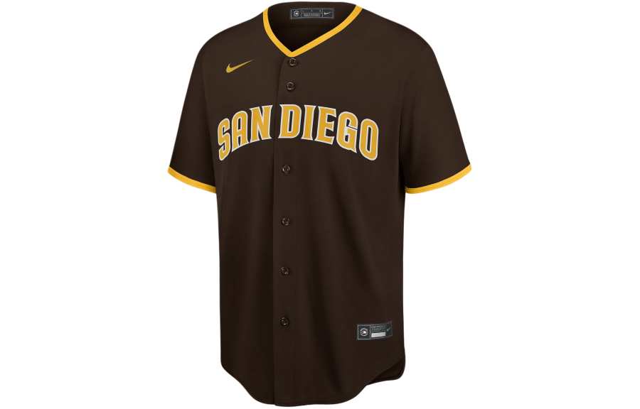 Nike Nike MLB Collaboration San Diego Padres Fernando Tatis Jr. Basketball Jersey Men's Brown