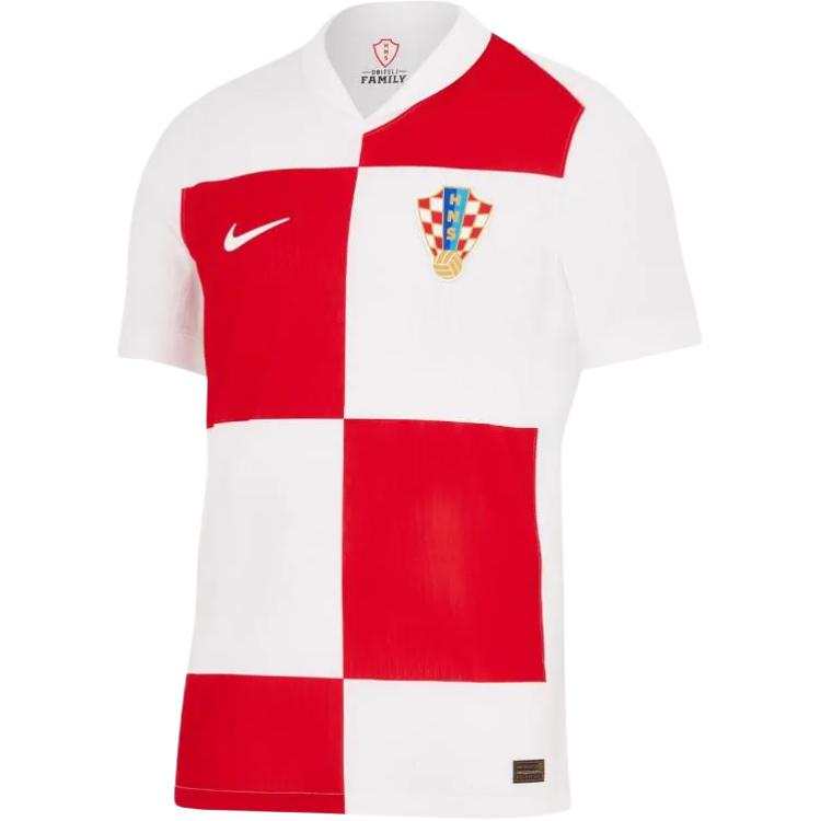 Nike Nike Croatia National Team Croatia 2024/25 Match Home Soccer Jersey Men's White/University Red