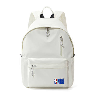 NBA Fabric Backpack White/Black