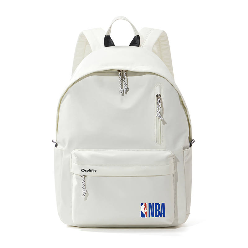 NBA Fabric Backpack White/Black