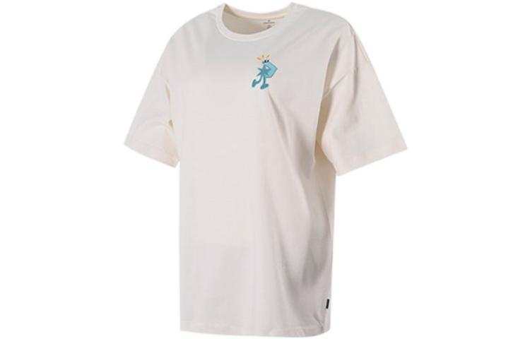 Converse Drop Shoulder Sleeve T Shirt Women's Beige