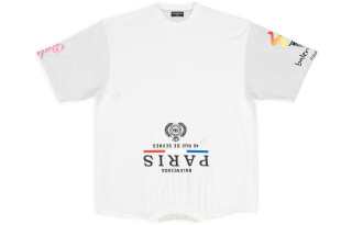 Balenciaga FW22 T Shirt Women's White Loose Fit