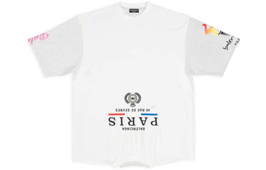 Balenciaga Balenciaga FW22 T Shirt Women's White Loose Fit