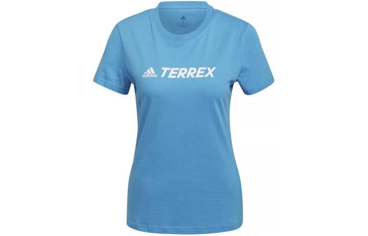 Adidas Adidas W LOGO TEE T Shirt Women's Blue
