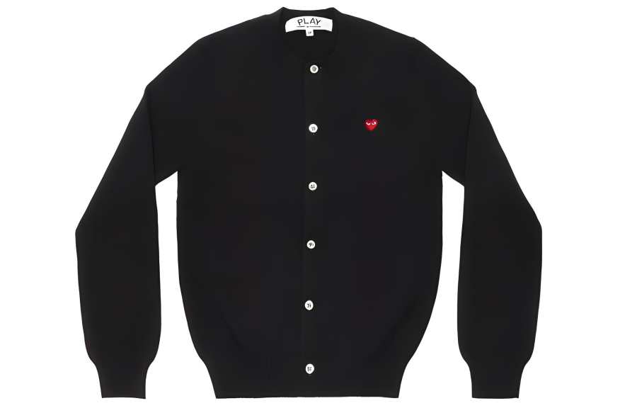 CDG Play Sweaters Women's Black Crew Neck Moderate Other