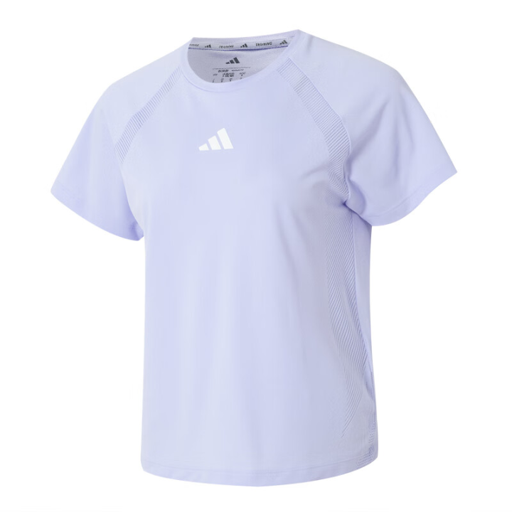 Adidas Adidas T Shirts Women's Purple Crew Neck Moderate Other