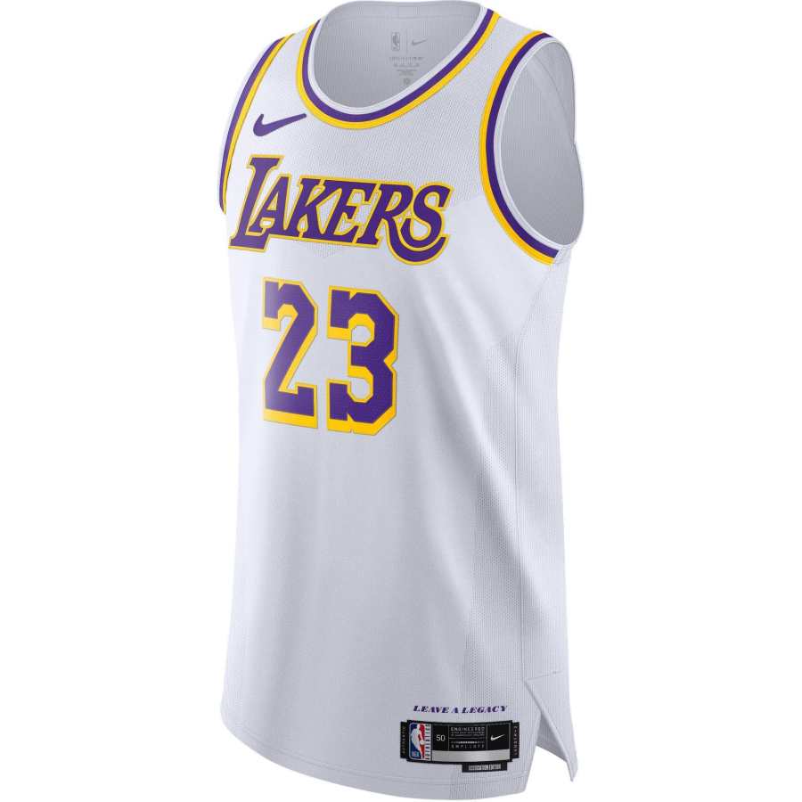 Nike Nike Los Angeles Lakers Dri FIT Basketball Jersey Men's White