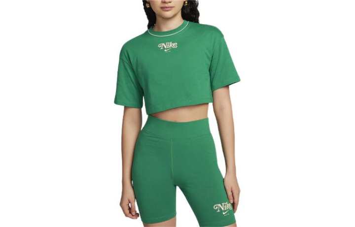 Nike Nike Drop Shoulder Sleeve T Shirt Women's Malachite