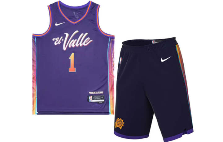 Nike Nike Basketball Suit Unisex Purple+Blue