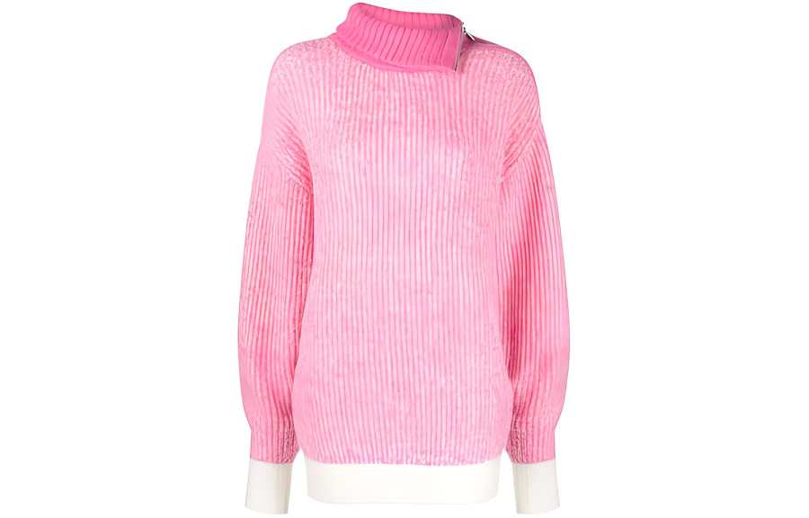 GANNI Soft Wool Knit 'Carmine Rose'