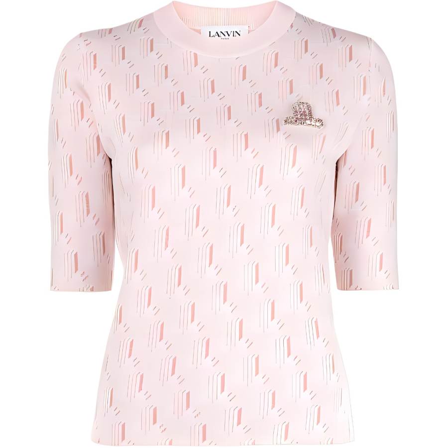 Lanvin SS22 Regular T Shirt Women's Pink