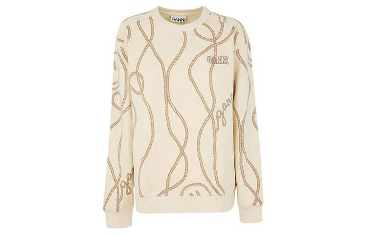 GANNI FW22 Sweater Women's Beige