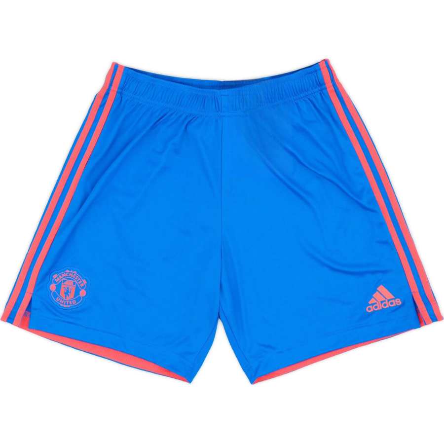 Adidas Adidas Manchester United Authentic Away Shorts Soccer Bottom Unisex Blue