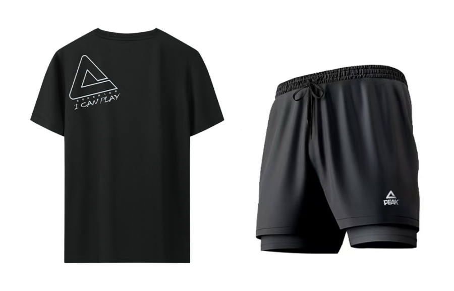 PEAK Fitness Sets Unisex Crew Neck Moderate