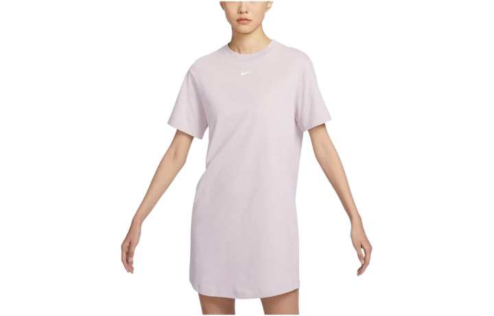 Nike Nike T Shirts Women's Pink Crew Neck Moderate Straight Fit
