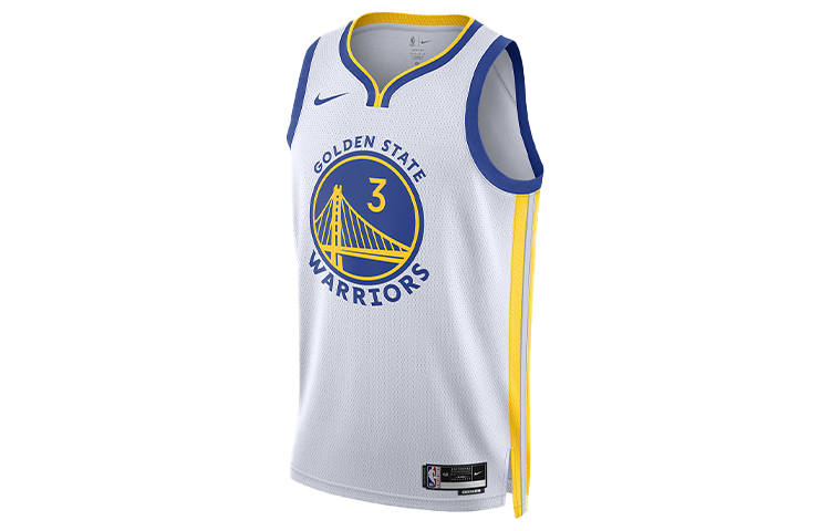 Nike Nike Dri Fit NBA Jersey Association Edition Basketball Jersey 22 23 Season, Golden State Warriors Unisex White