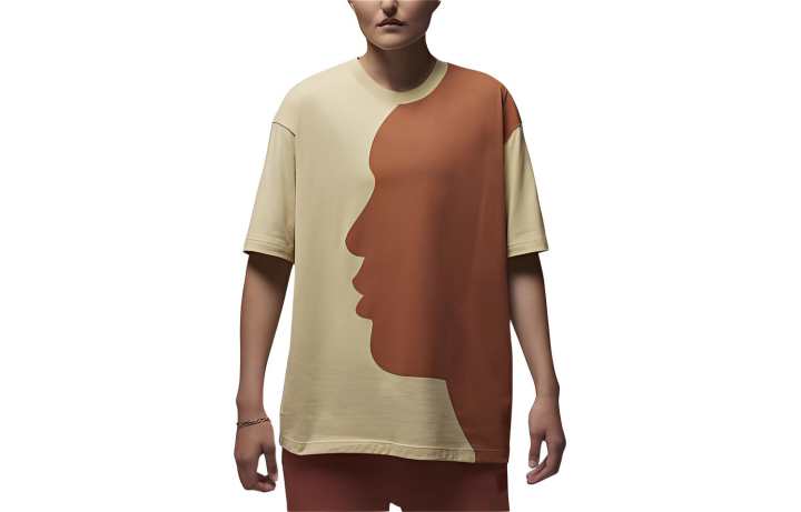 Jordan Jordan Drop Shoulder Sleeve T Shirt Women's Khaki