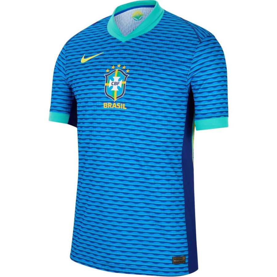 Nike Nike Brazil National Team SS24 Dri FIT Soccer Jersey Men's Blue