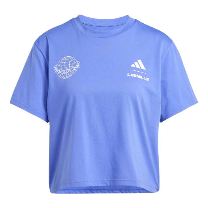Adidas Adidas LES MILLSClimacool Regular T Shirt Women's Half Cobalt Blue
