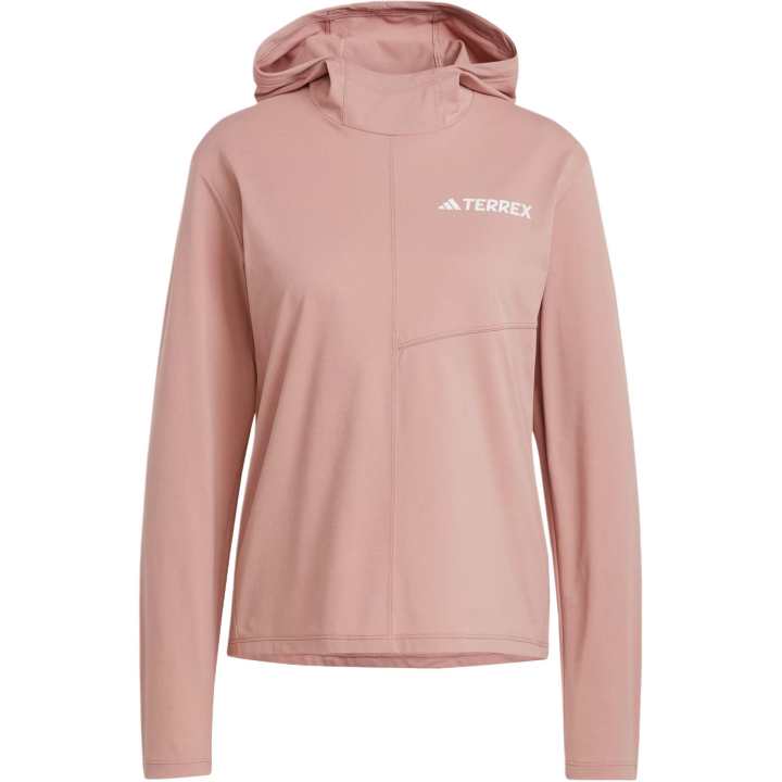 Adidas Adidas Women's Terrex Multi Climacool Hooded Long Sleeve Top Warm Clay