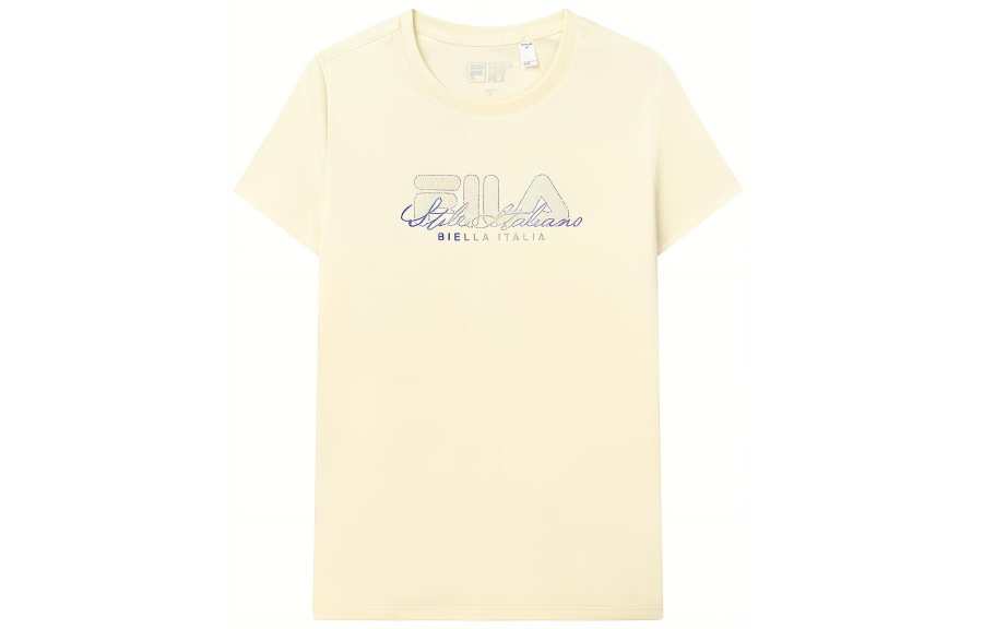 FILA T Shirt Women's Chrysanthemum Yellow