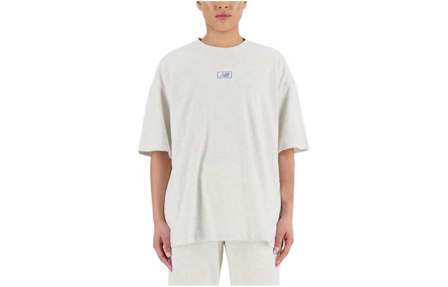 New Balance New Balance Graphic Drop Shoulder Sleeve T Shirt Women's Sea Salt Color