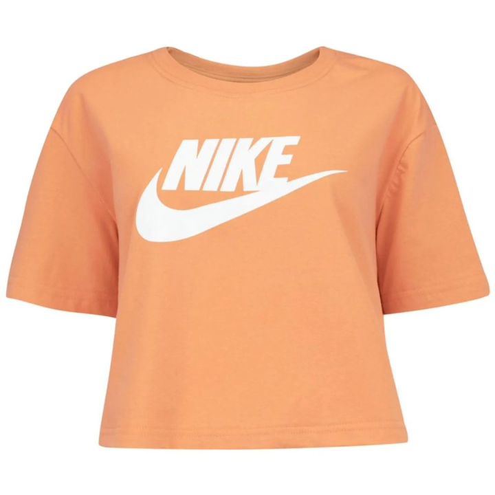 Nike Nike Drop Shoulder Sleeve T Shirt Women's Orange